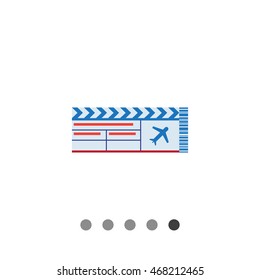 Airline ticket icon
