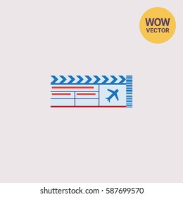 Airline ticket icon