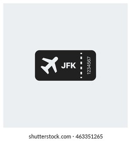 airline ticket icon, plane ticket icon, fly icon, flat web, material icon, ios icon, image jpg, vector eps