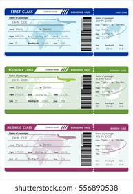 airline ticket passenger name aeroplane coupon barcode coupon tickets paper document aircraft 