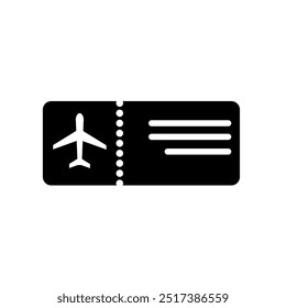 airline ticket - vector illustration