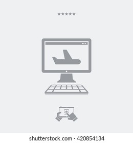 Airline web services icon