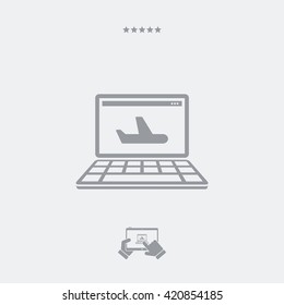 Airline web services icon
