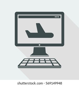 Airline web services icon