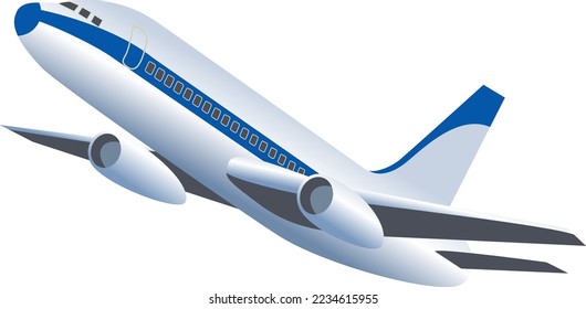 avión volando en el cielo