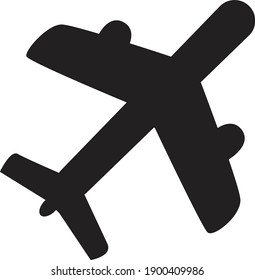 diseño de icono de avión aislado en fondo blanco