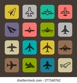 Airliner icons