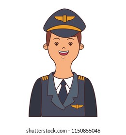 Airliner pilot cartoon