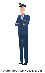 Airliner pilot worker avatar