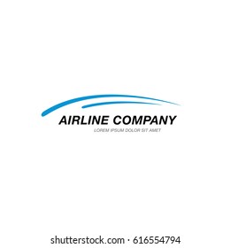 Airlines logo template design