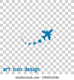 icono vector de aerolíneas en un fondo abstracto