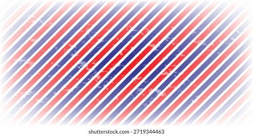 Luftpost Umschlag Bilder mit Streifen. Internationale Grenze für Vintage-Buchstaben. Postkarte mit blauen und roten Streifen.  Leerer klassischer Postrahmen. Vektorgrafik