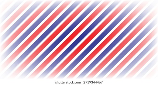 Luftpost Umschlag Bilder mit Streifen. Internationale Grenze für Vintage-Buchstaben. Postkarte mit blauen und roten Streifen.  Leerer klassischer Postrahmen. Vektorgrafik
