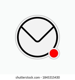 Airmail Icon. Correspondence Symbol - Vector Logo Template.