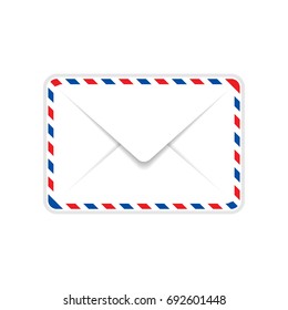 airmail icon simple vector illustration.