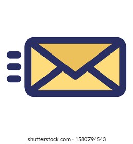 
 Airmail Isolated Vector with Outline icon which can easily modify or edit

