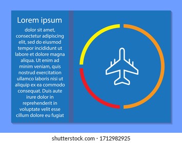 airplane 10 eps bond icon design vector graphics
