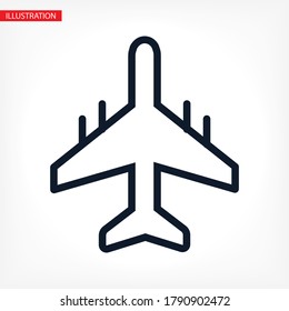 gráficos vectoriales de diseño de iconos de enlace de 10 pasos de avión