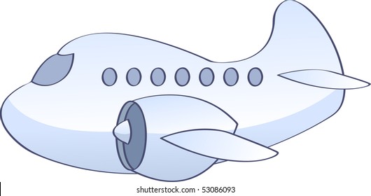 6,737 Cartoon airplane outline Images, Stock Photos & Vectors ...