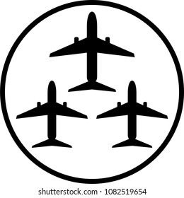 Airplane (Aeroplane) Icon Set