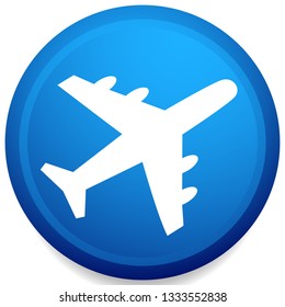 Airplane, airline, aircraft icon. Icon for flight themes