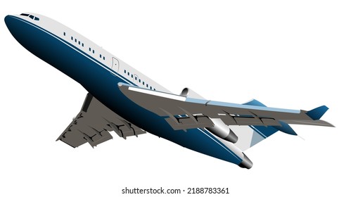 Airplane art illustrations can be used for backgrounds and others