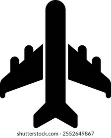 Airplane aviation icon in flat. vector for apps or websites Flight transport symbol Travel Abstract neon airplane forces animation flying plane arrivals isolated on transparent background