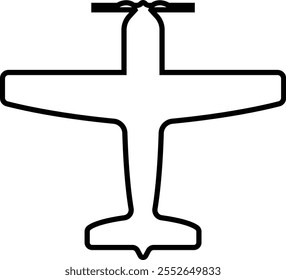 Airplane aviation icon in line. vector for apps or websites Flight transport symbol Travel Abstract neon airplane forces animation flying plane arrivals isolated on transparent background