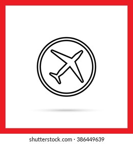 Airplane badge