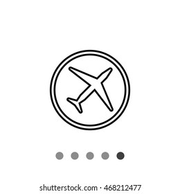Airplane badge