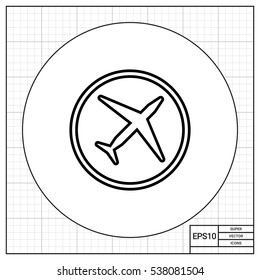 Airplane badge
