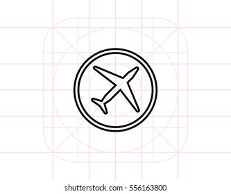 Airplane badge