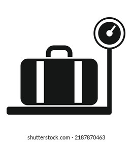 Un simple vector del icono del airbag del avión. Pasajero de aerolíneas. Asiento aéreo