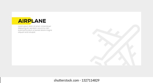 AIRPLANE BANNER CONCEPT