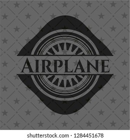 Airplane black emblem