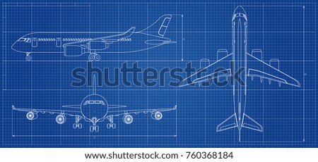 Similar – Image, Stock Photo A vintage aircraft in an airport