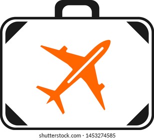 Airplane Briefcase icon for your project
