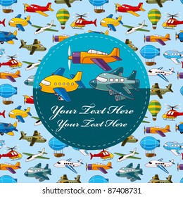 airplane card