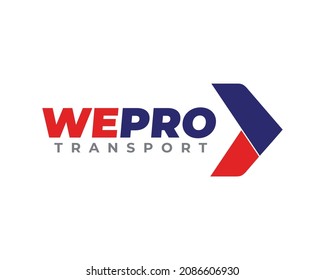 Airplane Cargo Logo design. Logistics and Transport Logo design vector