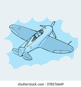 airplane cartoon