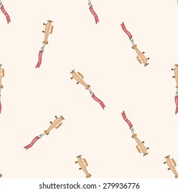 airplane , cartoon seamless pattern background