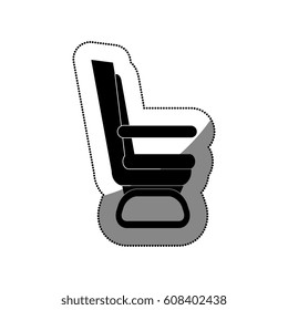 Airplane Chair Isolated Icon