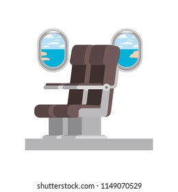 airplane chair with window