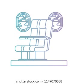 airplane chair with window