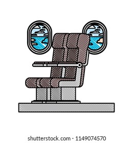 airplane chair with window