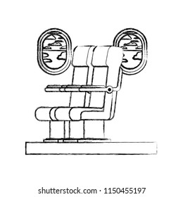 airplane chair with window