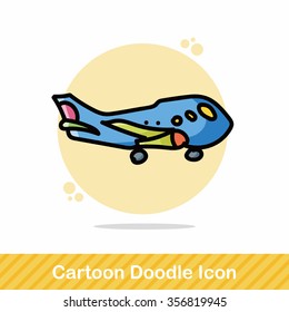 airplane color doodle