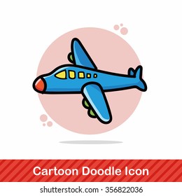 airplane color doodle