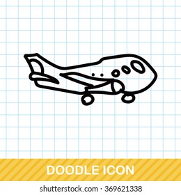 airplane color doodle