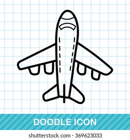 airplane color doodle